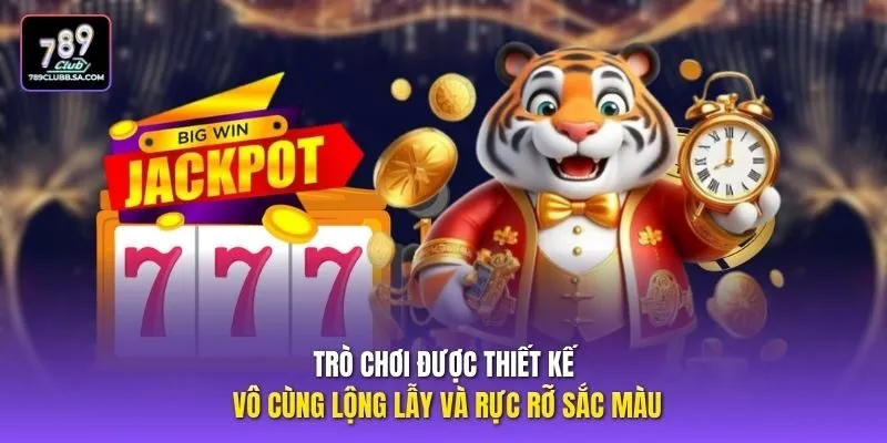 Trò chơi được thiết kế vô cùng lộng lẫy và rực rỡ sắc màu